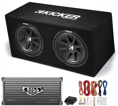 kicker subwoofer and amp packages for trucks